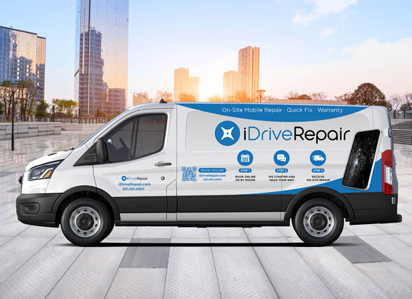iDrive Repair Van Mockup
